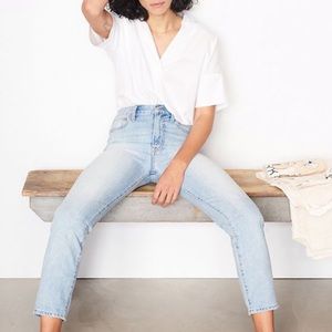 Madewell perfect summer mom jean
